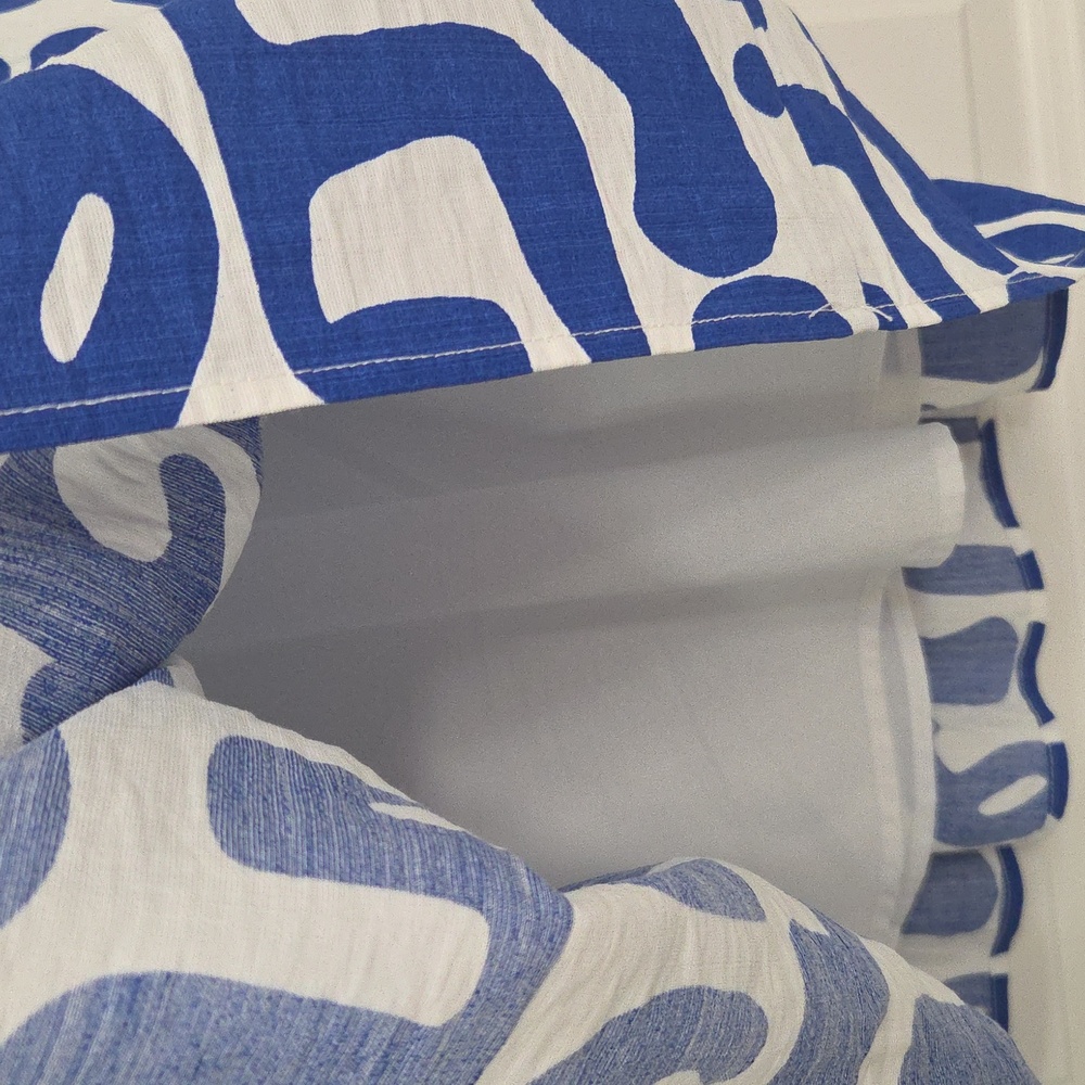 THML adorable Dress In Great Condition. Blue/white Geometric Type Pattern. 💙 - Picture 6 of 12